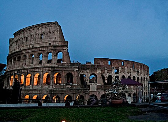 Bitwa o turystów pod Koloseum