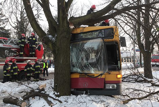 Wypadek autobusowy w Łodzi - 11 osób w szpitalu