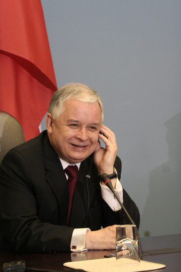 Prezydent Kaczyński na Litwie czuł się jak w domu