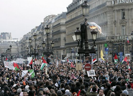 Europa manifestuje przeciw walkom w Strefie Gazy