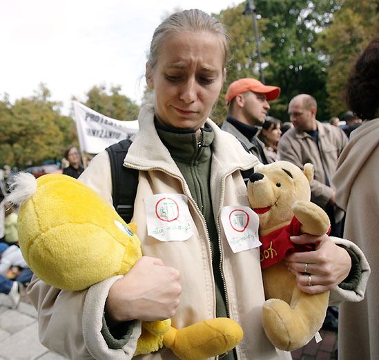 Protest w obronie 6-latków