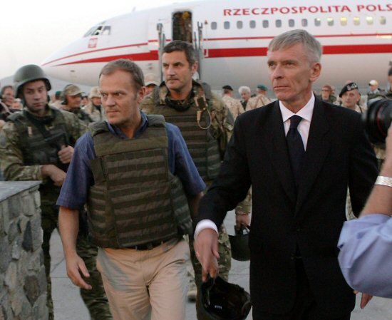 Premier Tusk odwiedził żołnierzy w Afganistanie