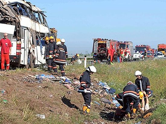 Dwie osoby oskarżone ws. wypadku autokaru w Serbii