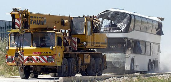 Rozbity w Serbii autobus był bez badań technicznych?