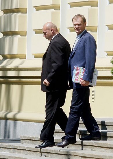 Sikorski, Schetyna i Klich przyjechali do Kancelarii Premiera