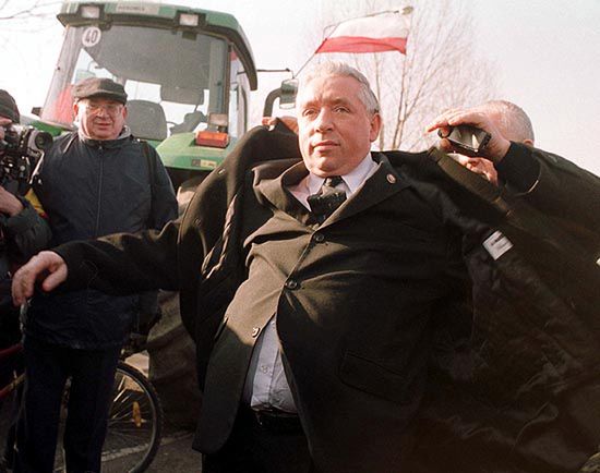 Andrzej Lepper wrócił na barykady