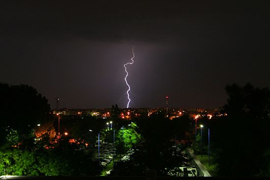 Gwałtowne burze nad Polską - zdjęcia Internautów