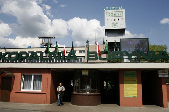 Podziemny pożar pokładów węgla w kopalni "Borynia"