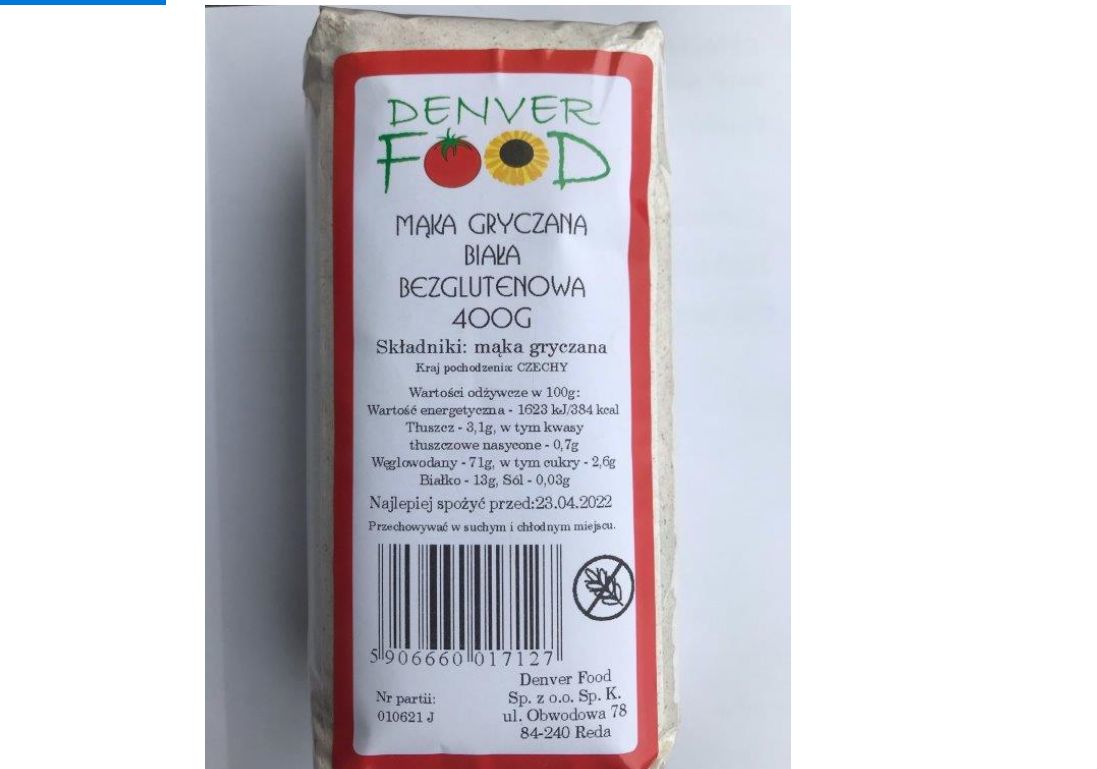 GIS: Wycofanie mąki gryczanej bezglutenowej. &quot;Wykryto w niej gluten&quot;