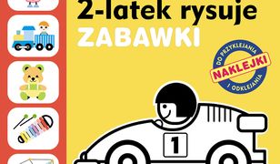 2-latek rysuje. Zabawki