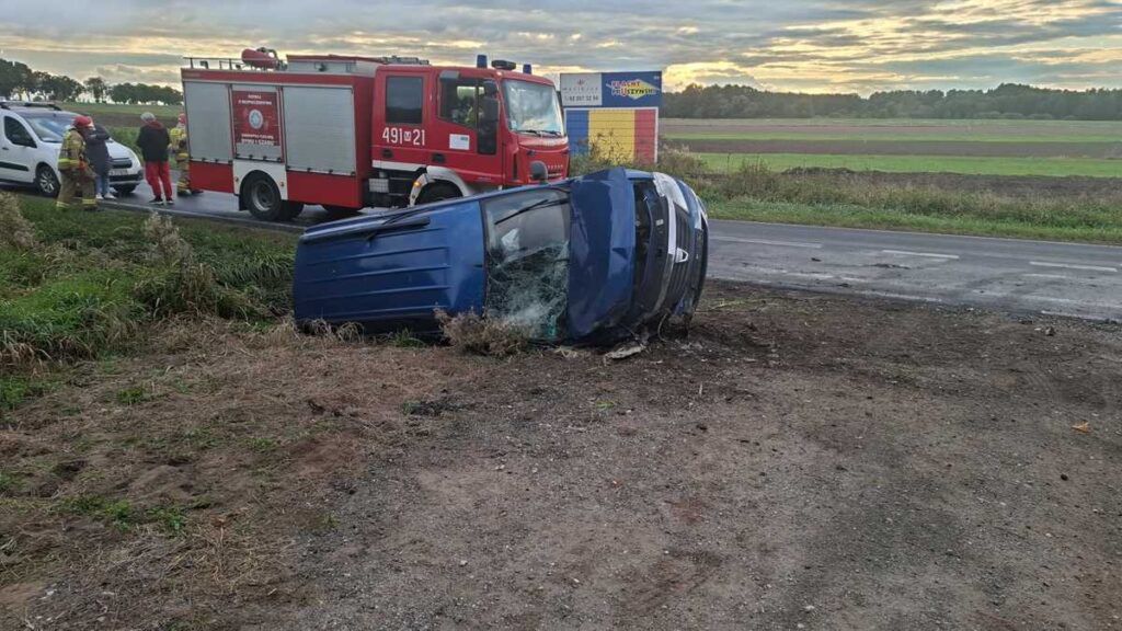 Mazowieckie: Pijany i z zakazem spowodował wypadek