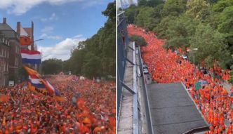 "Pomarańczowa rzeka". Mają rozmach przed meczem z Polską