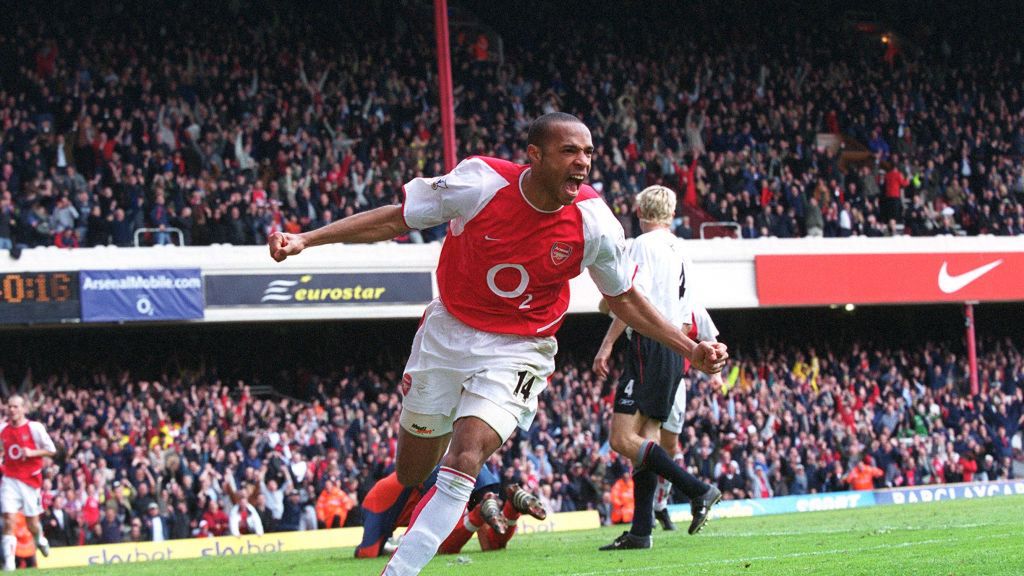 Zdjęcie okładkowe artykułu: Getty Images /  David Price/Arsenal FC / Na zdjęciu: Thierry Henry po zdobyciu bramki przeciwko Liverpoolowi