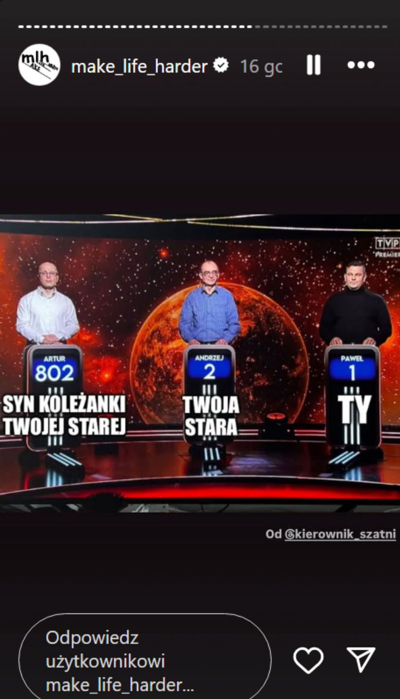 Memy po rekordowym wyniku w "Jeden Z Dziesięciu" 