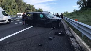 Wypadek polskiej ekipy we Włoszech. Kolarz trafił do szpitala
