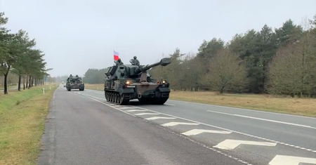 Polskie Kraby nagrane w Danii. Ruszają wojskowe manewry