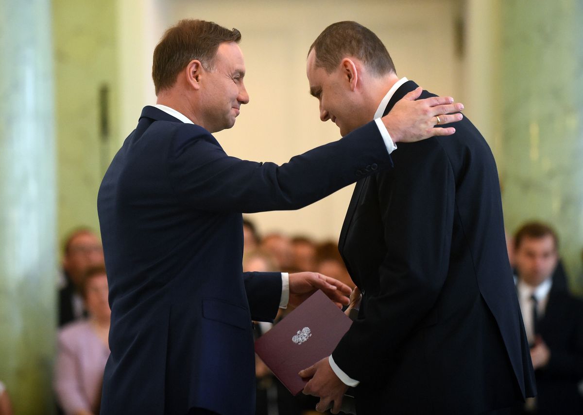 Minister Adam Kwiatkowski pracował w Pałacu z prezydentem Andrzejem Dudą od sierpnia 2015 r. 