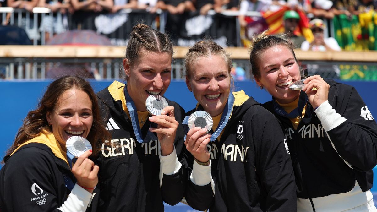 Getty Images / Justin Setterfield / Na zdjęciu od lewej: Paulina Paszek, Jule Marie Hake, Pauline Jagsch i Sarah Bruessler 