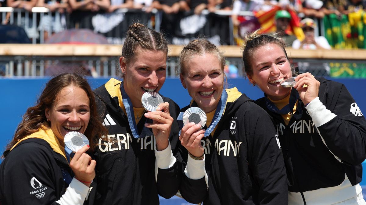 Zdjęcie okładkowe artykułu: Getty Images / Justin Setterfield / Na zdjęciu od lewej: Paulina Paszek, Jule Marie Hake, Pauline Jagsch i Sarah Bruessler 