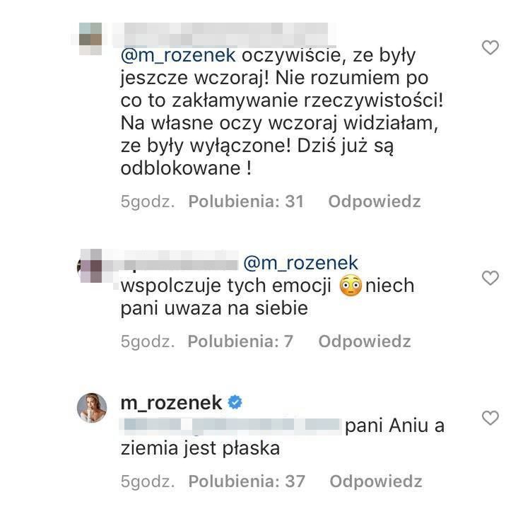 Małgorzata Rozenek broni Radosława Majdana