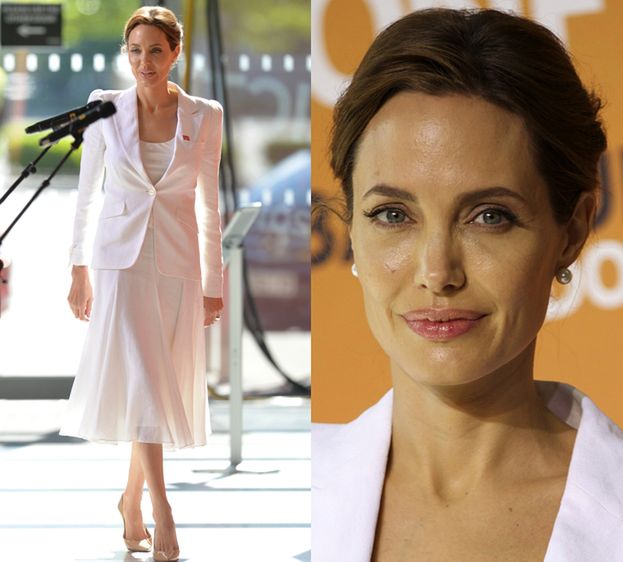 Angelina Jolie cała w bieli!