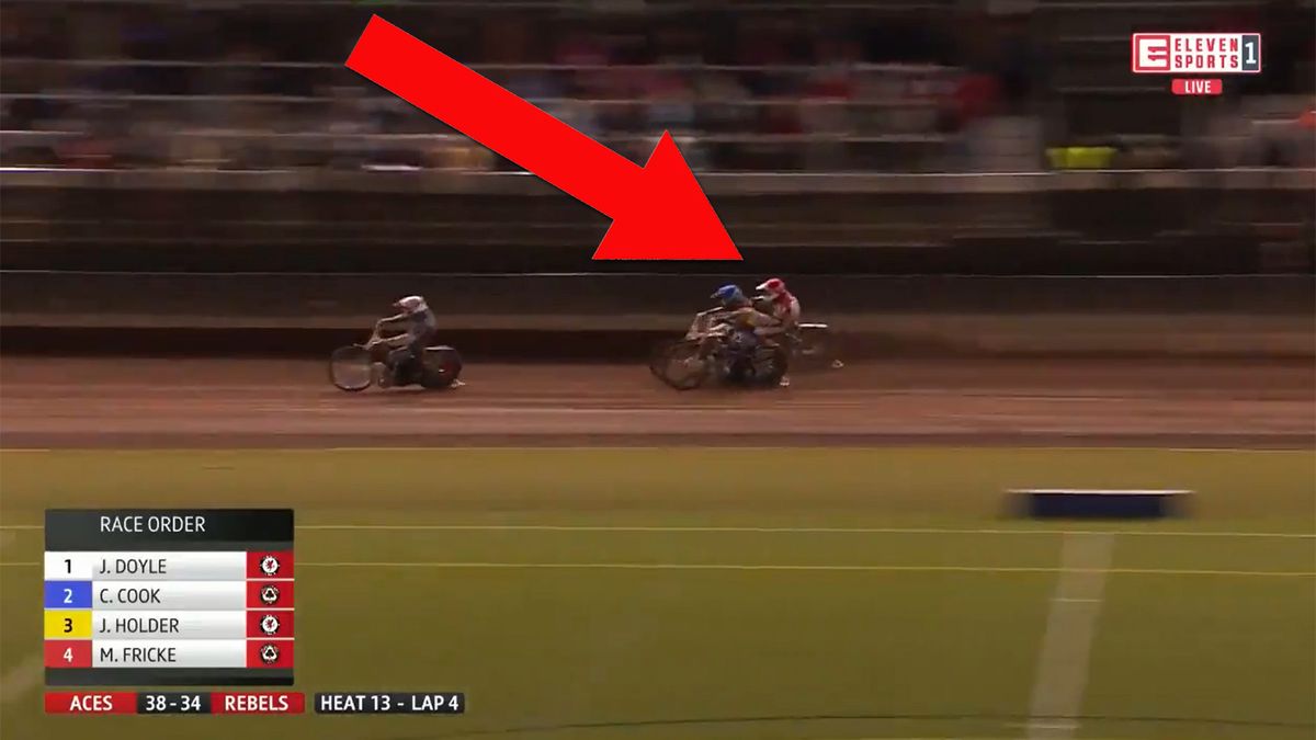 Twitter / Eleven Sports / Na zdjęciu: kadr z wyścigu