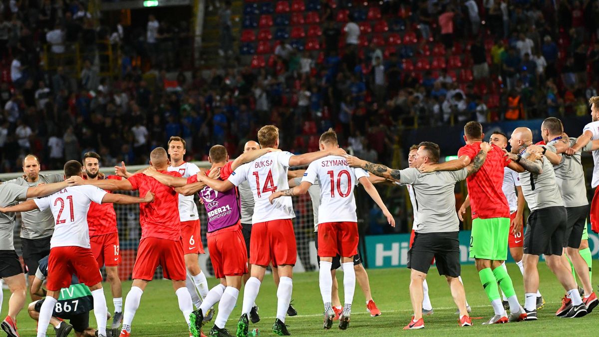 radość Polaków po wygranej z Włochami