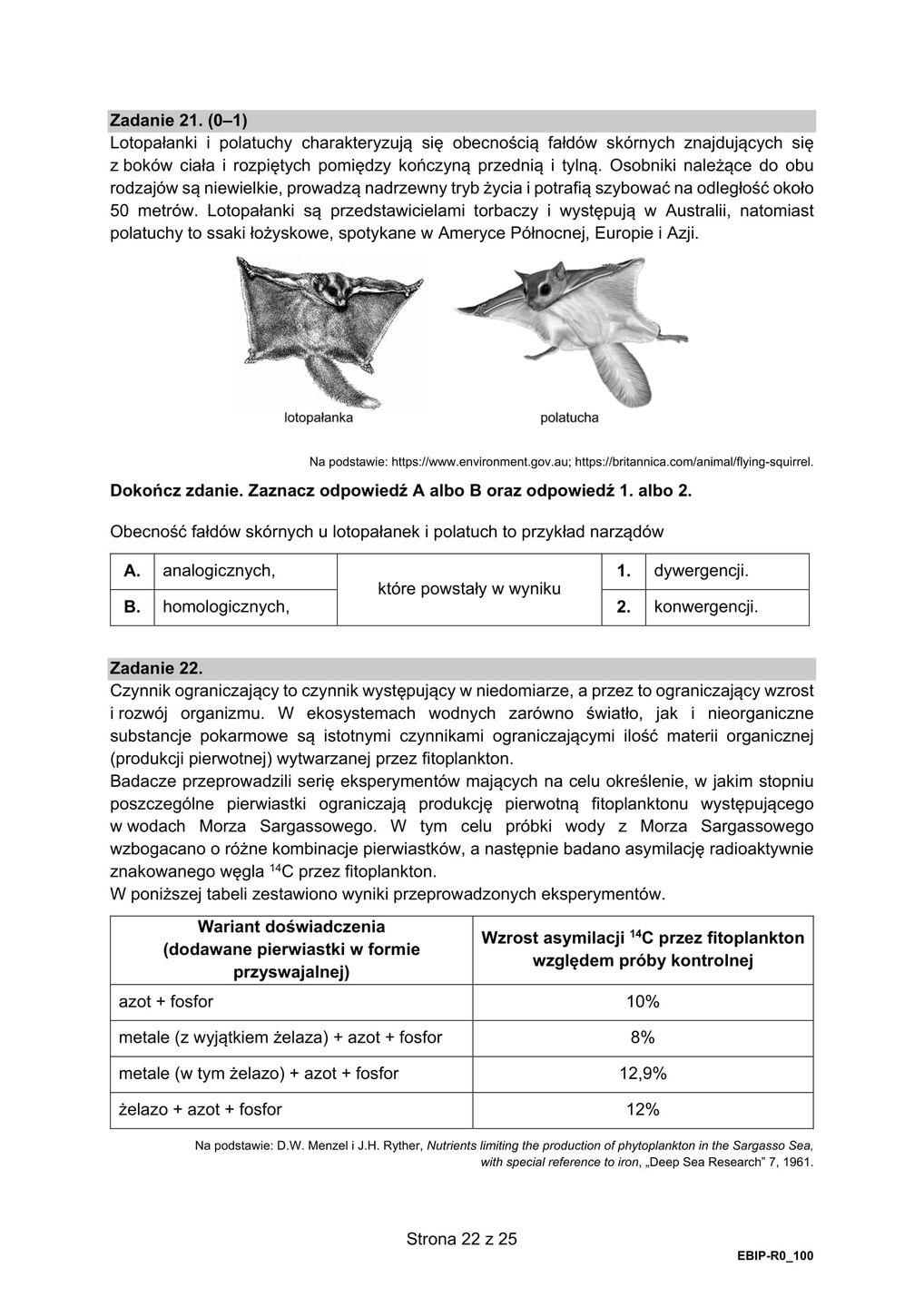 Matura 2021 z Biologii 