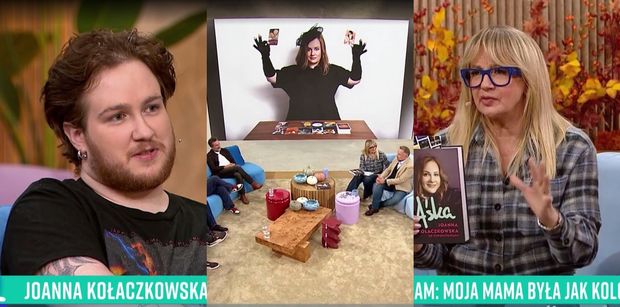 Poruszające wyznanie syna Joanny Kołaczkowskiej w śniadaniówce. Opowiedział o tęsknocie za mamą: "Mogłem z nią porozmawiać"