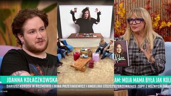 Poruszające wyznanie syna Joanny Kołaczkowskiej w śniadaniówce. Opowiedział o tęsknocie za mamą: "Mogłem z nią porozmawiać"
