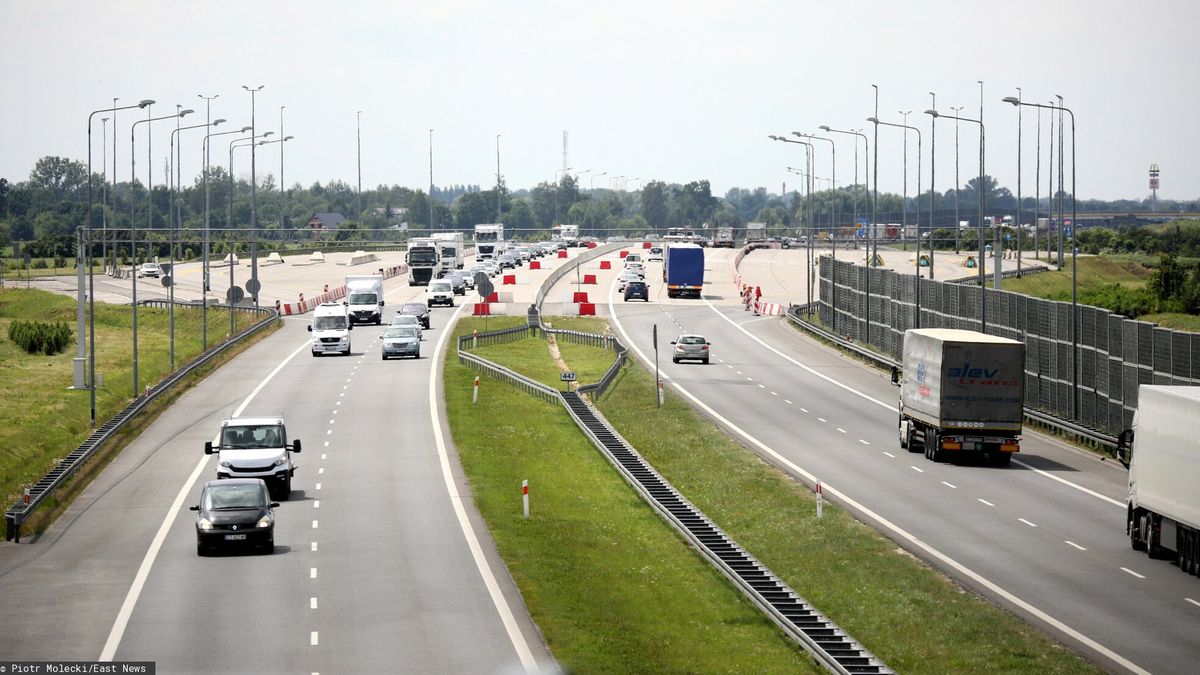 Autostrada A2 w rejonie Pruszkowa
