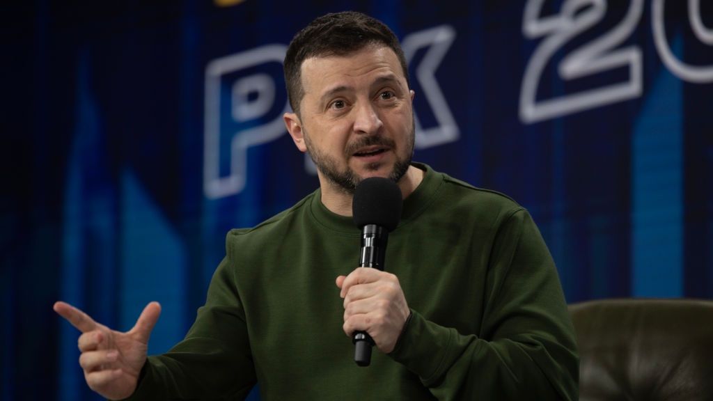 Prezydent Ukrainy Wołodymyr Zełenski