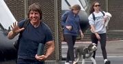 Tom Cruise i MŁODSZA O 26 LAT Ana de Armas znów razem. Przylecieli do Londynu prywatnym helikopterem gwiazdora