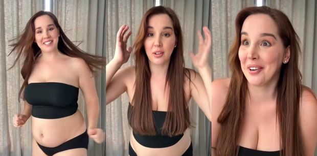 Odziana w bieliznę Lil Masti ogłasza, że już nie ma doła w związku z dodatkowymi kilogramami: "Tyle ciałka DO KOCHANIA" (ZDJĘCIA)
