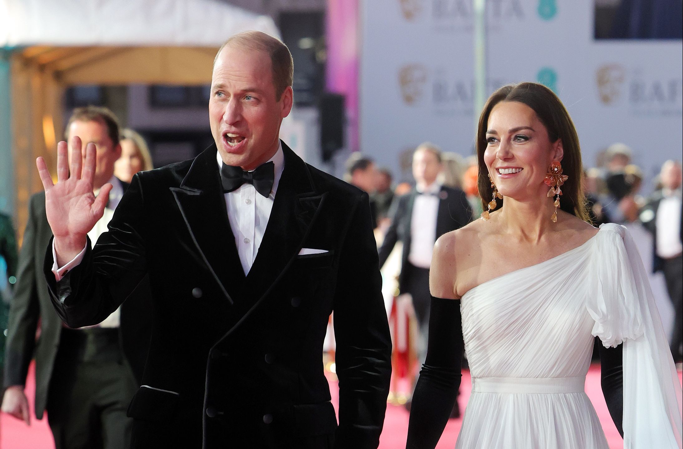 The Prince And Princess Of Wales Attend The EE BAFTA Film Awards 2023
LONDON, ENGLAND - FEBRUARY 19: Catherine, Princess of Wales and Prince William, Prince of Wales, attend the EE BAFTA Film Awards 2023 at The Royal Festival Hall on February 19, 2023 in London, England. The Prince of Wales, President of the British Academy of Film and Television Arts (BAFTA), and The Princess will attend the Awards ceremony before meeting category winners and EE Rising Star Award nominees.  (Photo by Chris Jackson/Getty Images)
Chris Jackson
bestof, topix