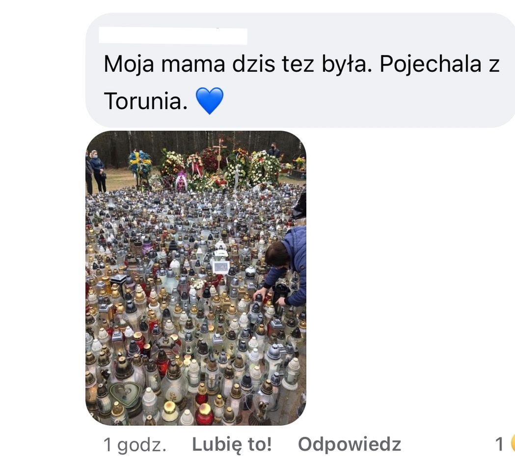 Zdjęcia fanów wykonane przy grobie Krzysztofa Krawczyka