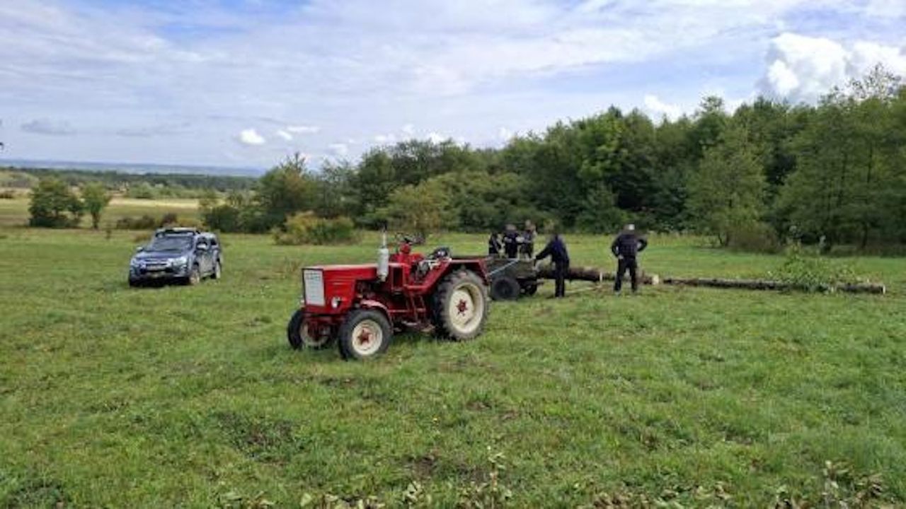 Nie wiedzieli, że w pobliżu jest fotopułapka. Wpadli na gorącym uczynku.