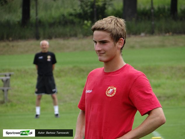 Patryk Stępiński zadebiutował w wyjściowym składzie Widzewa Łódź