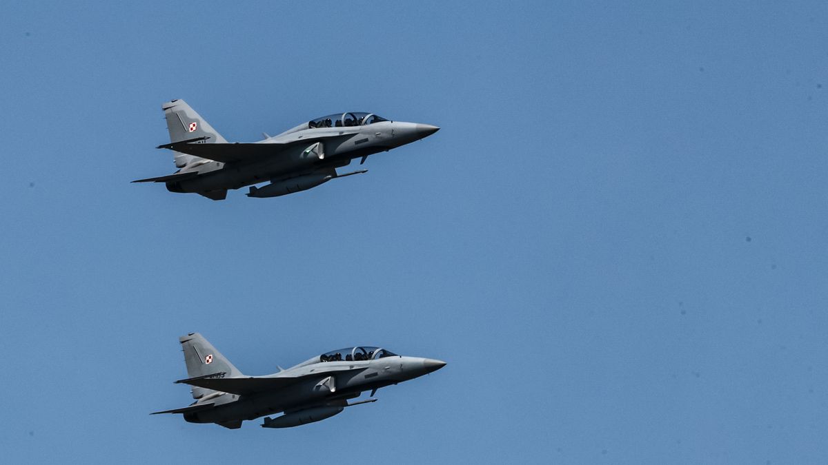F-16 aircraft during the Polish Army Day Parade on
WARSAW, MAZOWIECKIE, POLAND - 2025/08/15: F-16 aircraft during the Polish Army Day Parade on Wislostrada in Warsaw. Poland marked Army Day with a grand military parade along Warsaw's Wisostrada, showcasing troops, equipment, and national pride in honor of its armed forces, as the NATO eastern flank country pushes to raise its military spending to 5% of GDP. (Photo by Dominika Zarzycka/SOPA Images/LightRocket via Getty Images)
SOPA Images
military aircrafts, allies, east flank, f-16, army day, wislostrada, march, aircraft, polish army day