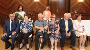 Złote gody w Szczecinie. Uhonorowano małżeństwa z półwiecznym stażem