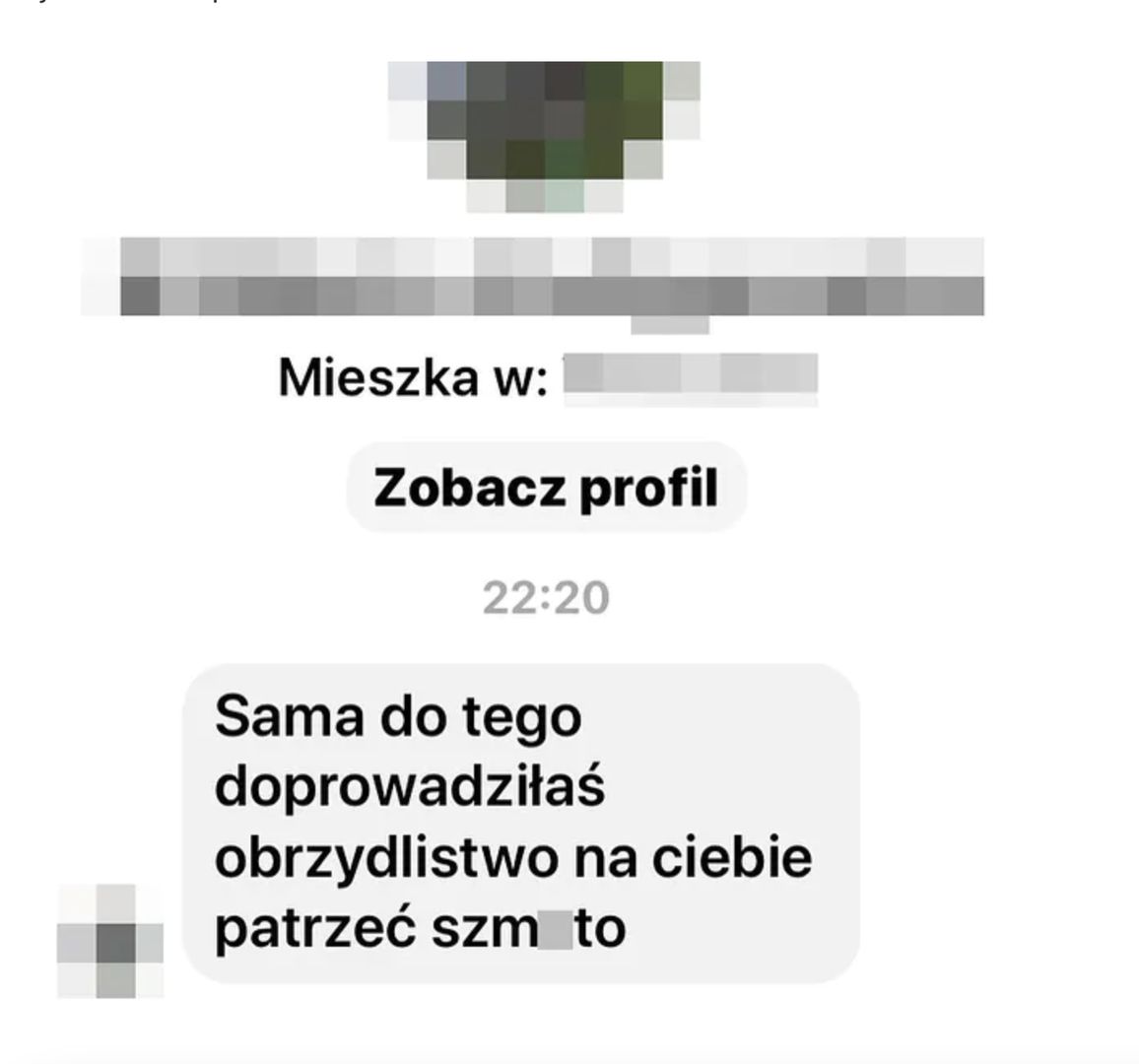 Wiadomość od hejterki, jaką ujawniła Ewa Minge