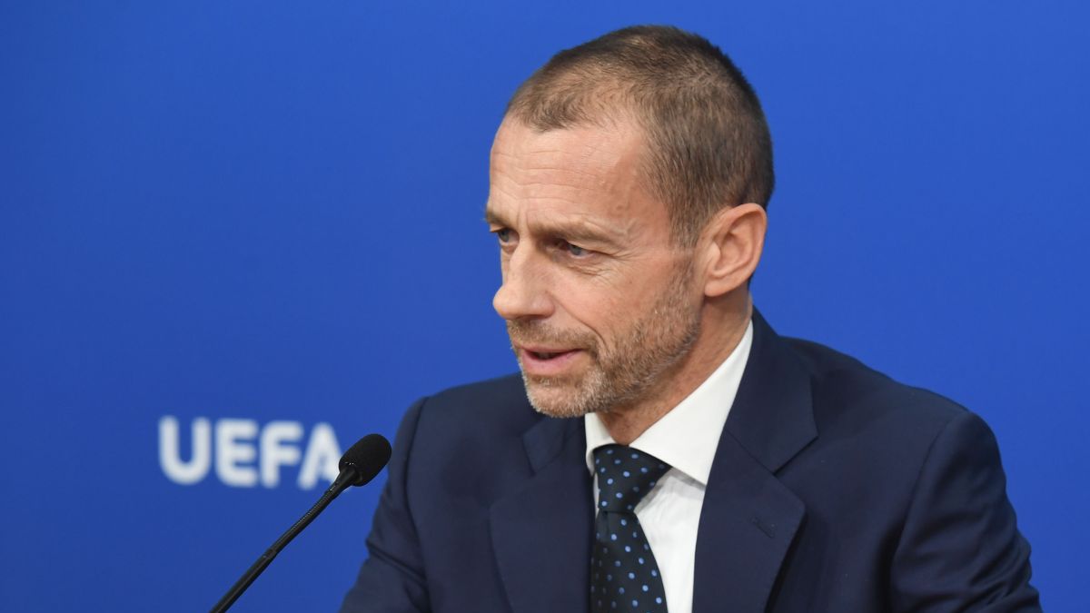 Zdjęcie okładkowe artykułu: Getty Images / Richard Juilliart - UEFA / Na zdjęciu: Aleksander Ceferin, szef UEFA