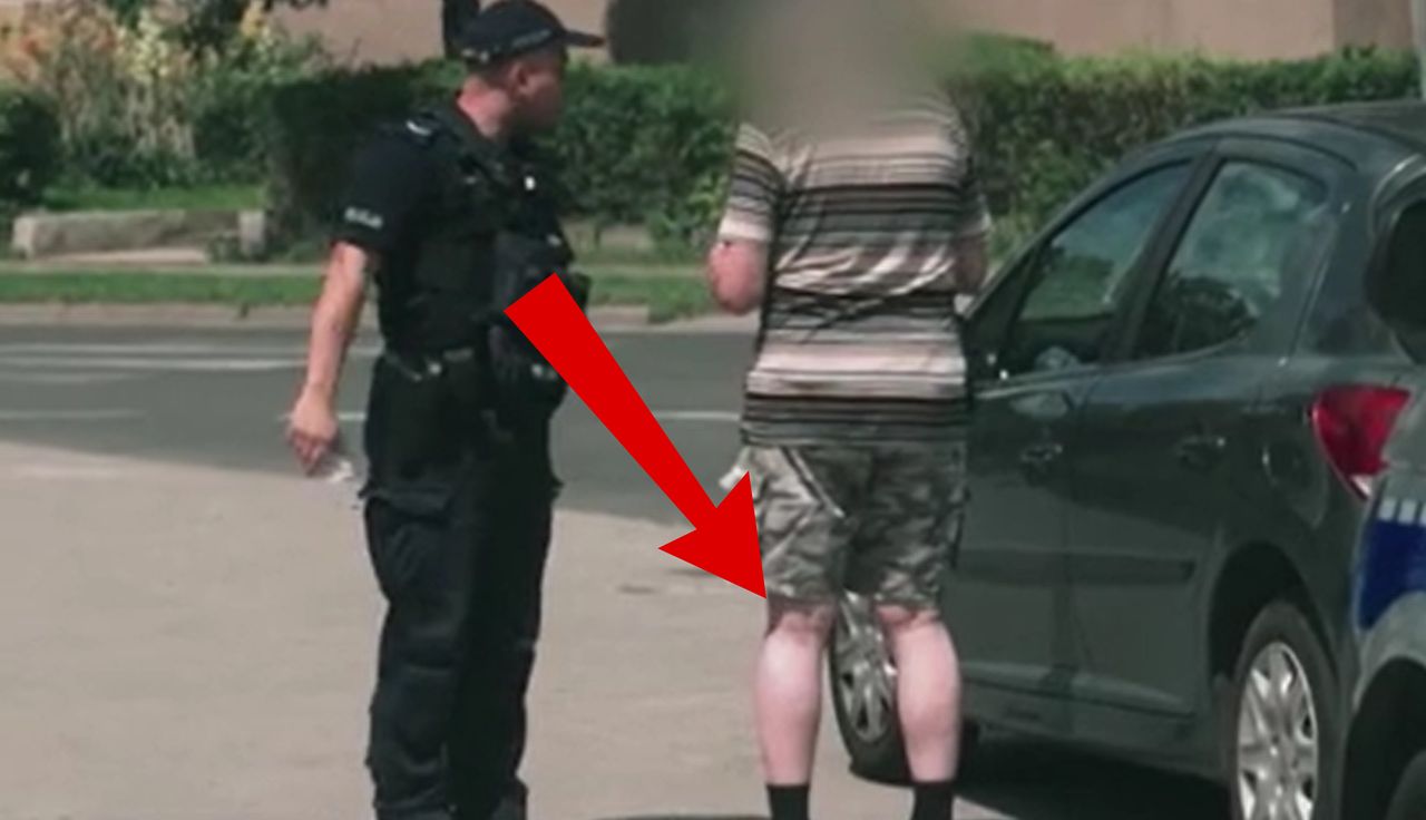 Tylko spojrzał na nogi seniora. Po chwili taka decyzja policjanta