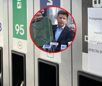 "Awarie" na stacjach? Petru: to brak benzyny