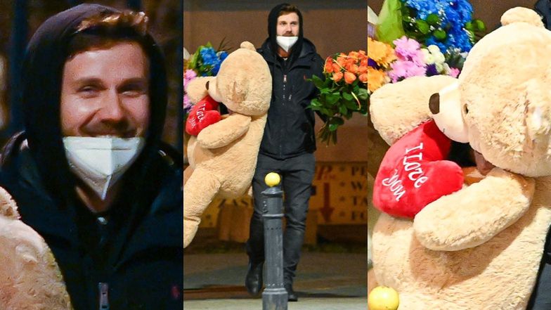 Antoni Królikowski mknie do szpitala z prezentami dla Joanny Opozdy