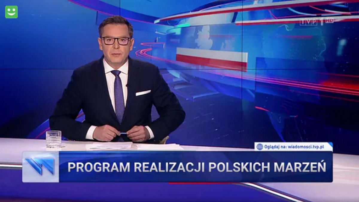 "Wiadomości" TVP po raz kolejny chwaliły działania rządu.