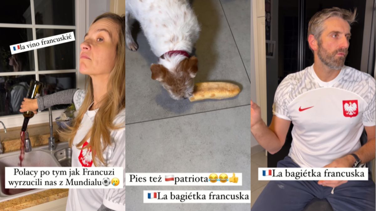 Joanna Koroniewska i Maciej Dowbor "reagują" na przegraną Polski z Francją. Internauci są podzieleni