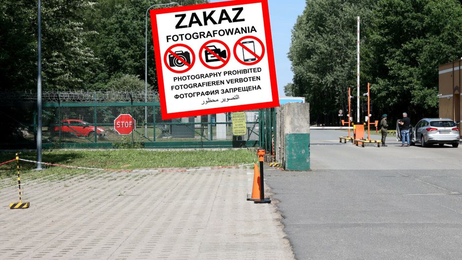 MON przygotował projekt tabliczki zakazu fotografowania