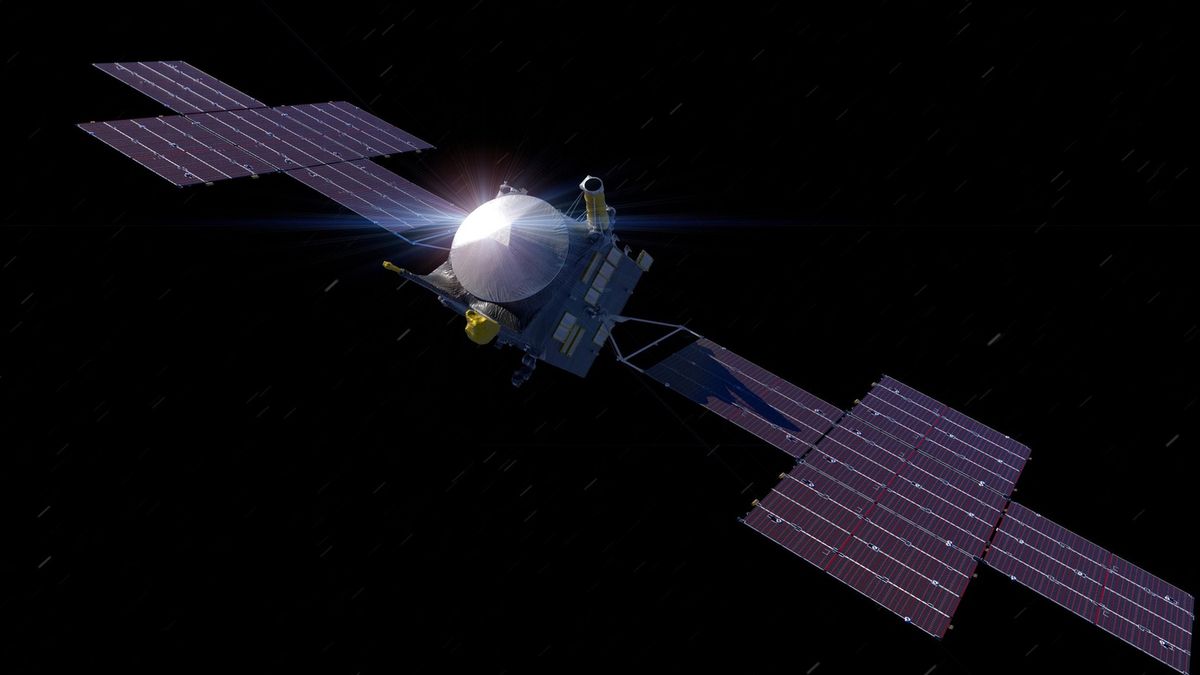 Wizualizacja sondy Psyche NASA.