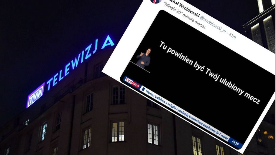 TVP: "Tu powinien być Twój ulubiony mecz". Akcja telewizji publicznej przed orędziem Grodzkiego